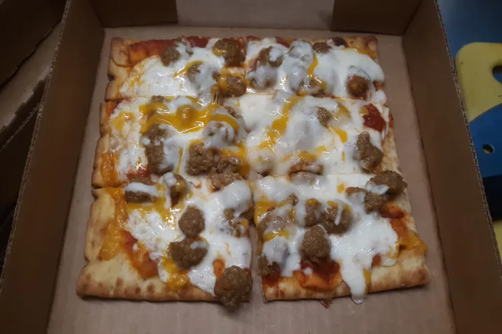 a box of pizza